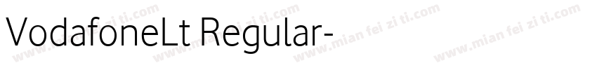 VodafoneLt Regular字体转换